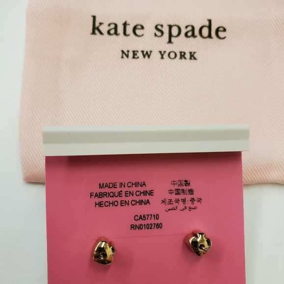 ♠️ KATE SPADE SPARKLE PAVE ROUND LARGE STUD - Picture 3 of 5